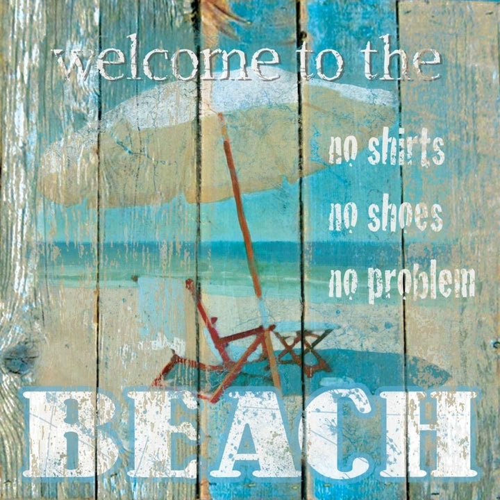 Beach Poster Print by Carol Robinson-VARPDX13944 Image 2