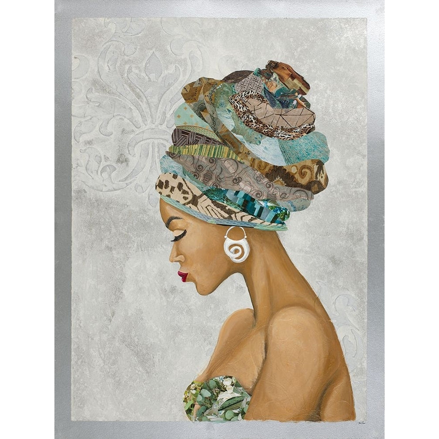 African Goddess on Silver Poster Print - Gina Ritter-VARPDX13991F Image 1