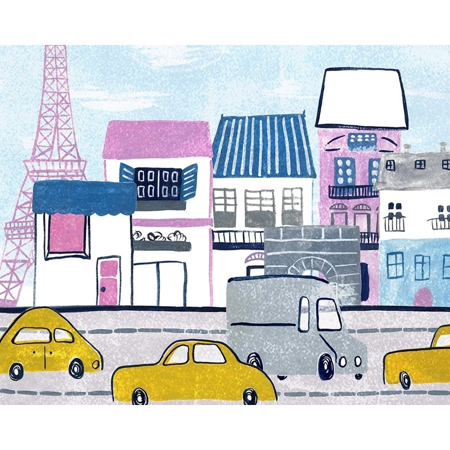 Bonjour Paris I Poster Print - Melissa Wang-VARPDX140049GG Image 1