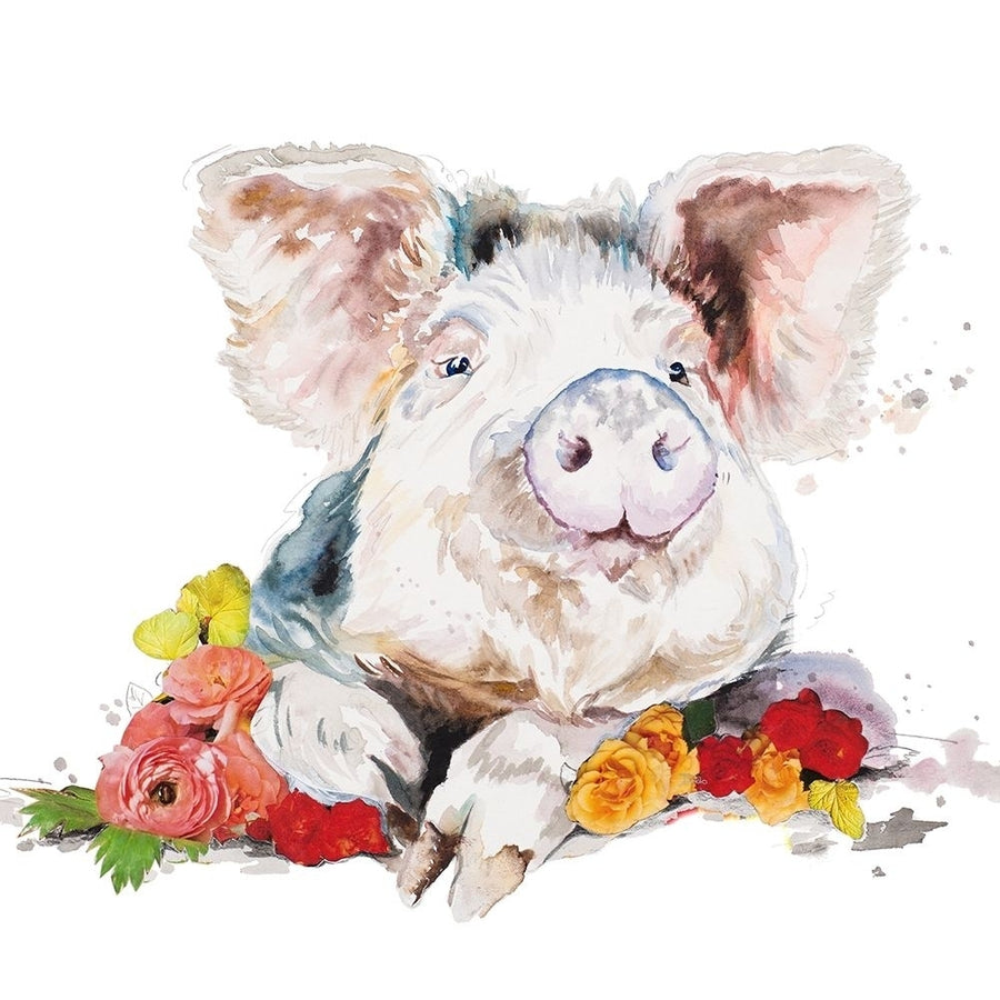 Happy Little Pig Poster Print by Patricia Pinto-VARPDX14012A Image 1