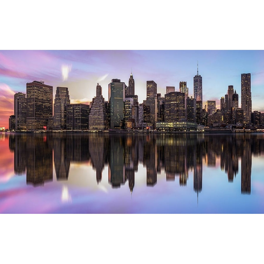 Reflections Of A Sleepless City Poster Print - Rostislav Kralik-VARPDX1401054 Image 1