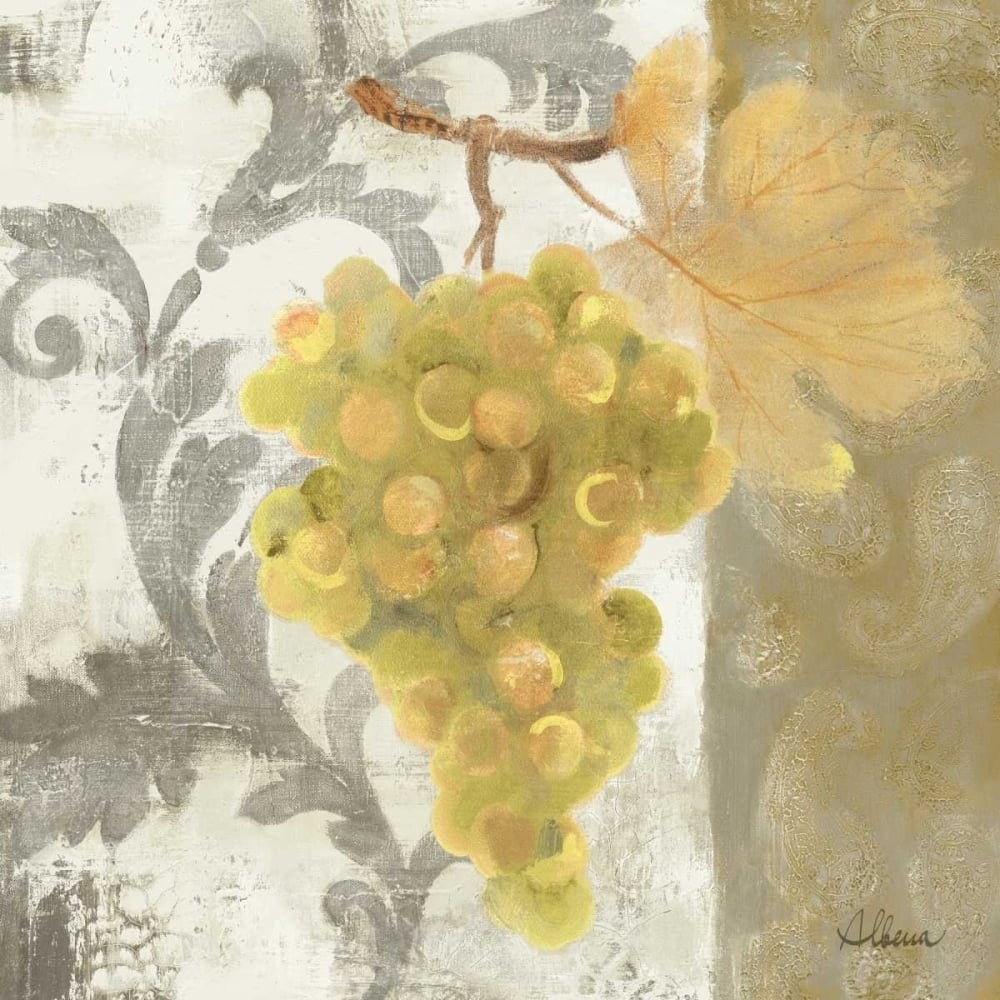 Acanthus and Paisley With Grapes II Poster Print by Albena Hristova-VARPDX14011 Image 2