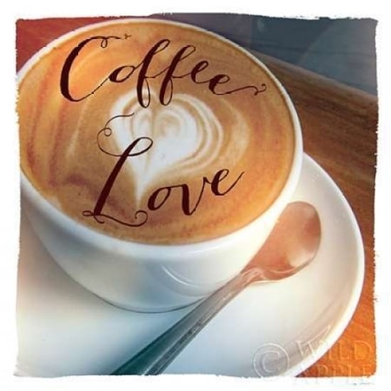 Coffee Love Poster Print by Sue Schlabach-VARPDX14021 Image 1