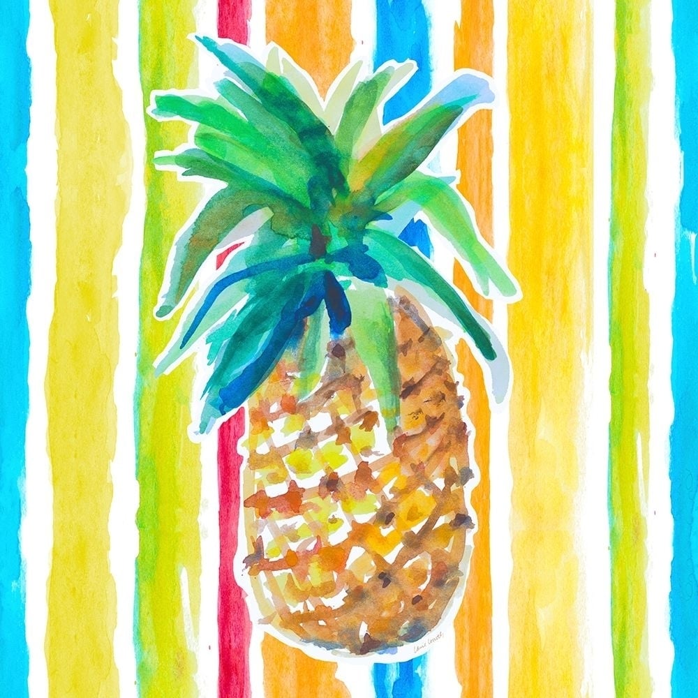 Vibrant Pineapple I Poster Print by Lanie Loreth-VARPDX14120D Image 1