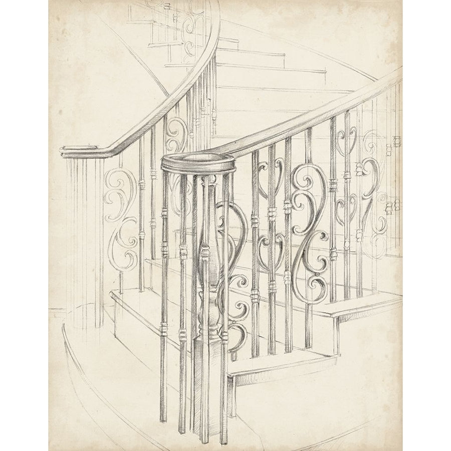 Iron Railing Design II Poster Print - Ethan Harper-VARPDX141359Z Image 1