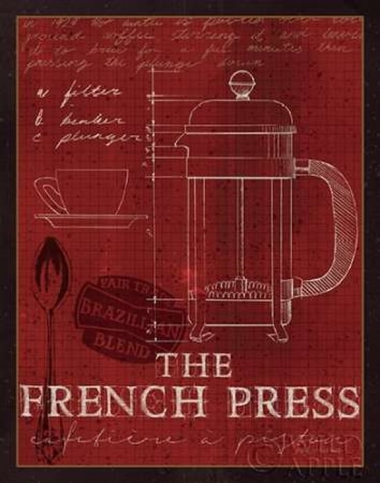 Coffee Blueprint I v2 Poster Print by Marco Fabiano-VARPDX14145 Image 1