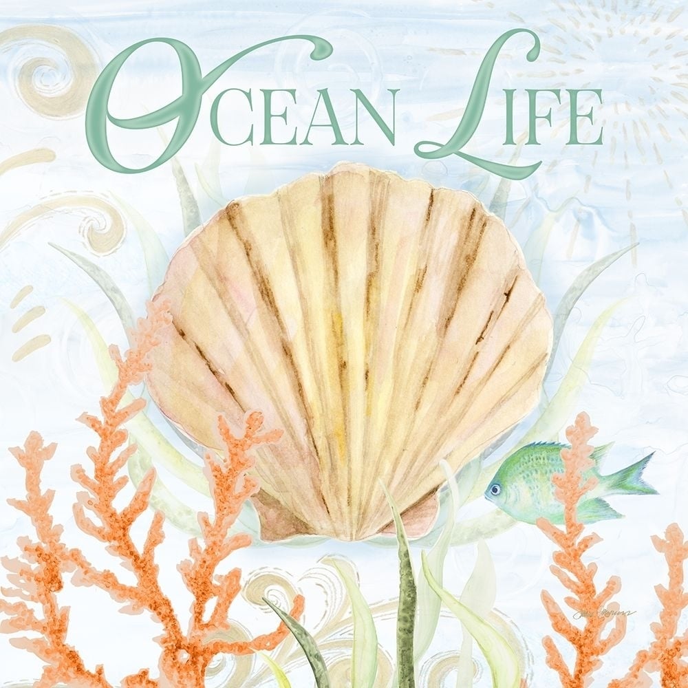 Ocean Life Poster Print by Janice Gaynor-VARPDX14149 Image 1