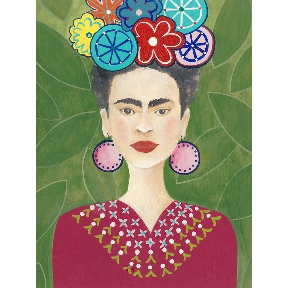 Frida Floral II Poster Print - Regina Moore-VARPDX141580D Image 1