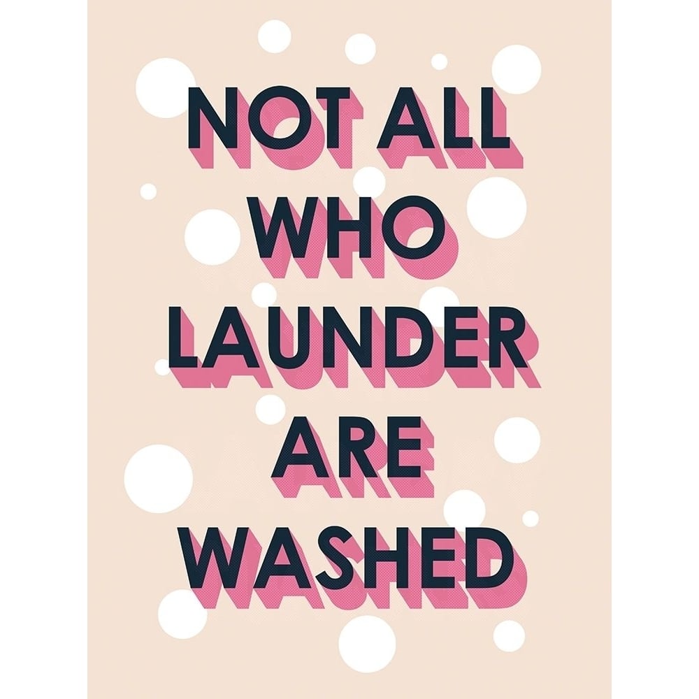 Laundry Typography I Poster Print - Victoria Borges-VARPDX141955D Image 1