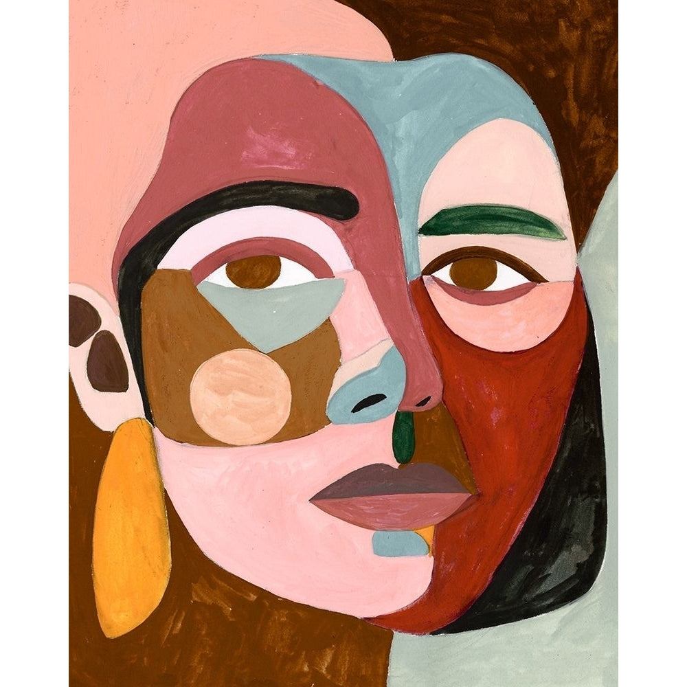 Geo Face II Poster Print - Victoria Borges-VARPDX142045GG Image 1