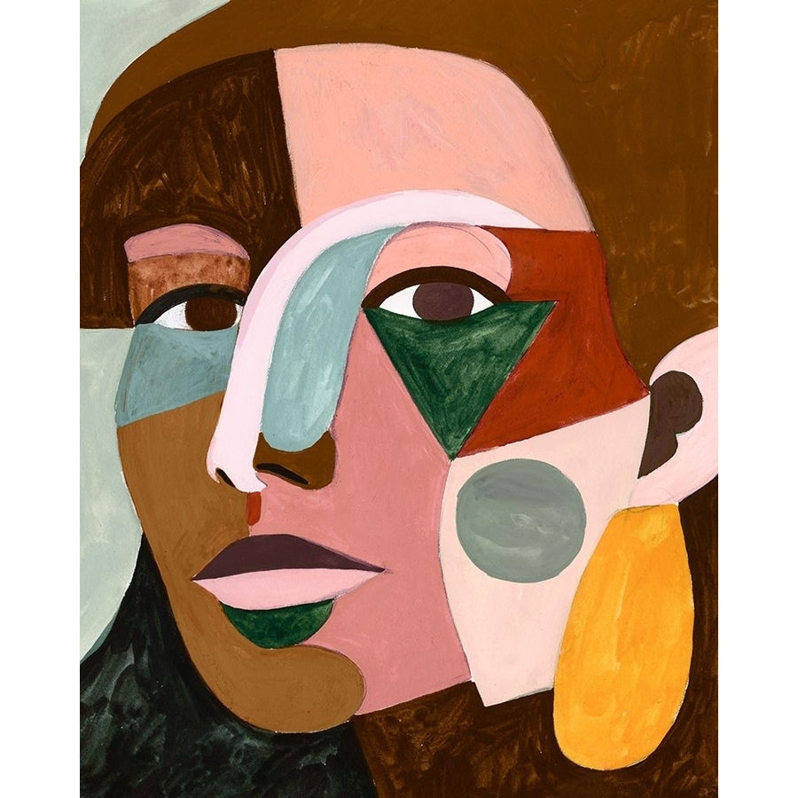 Geo Face I Poster Print - Victoria Borges-VARPDX142044GG Image 1