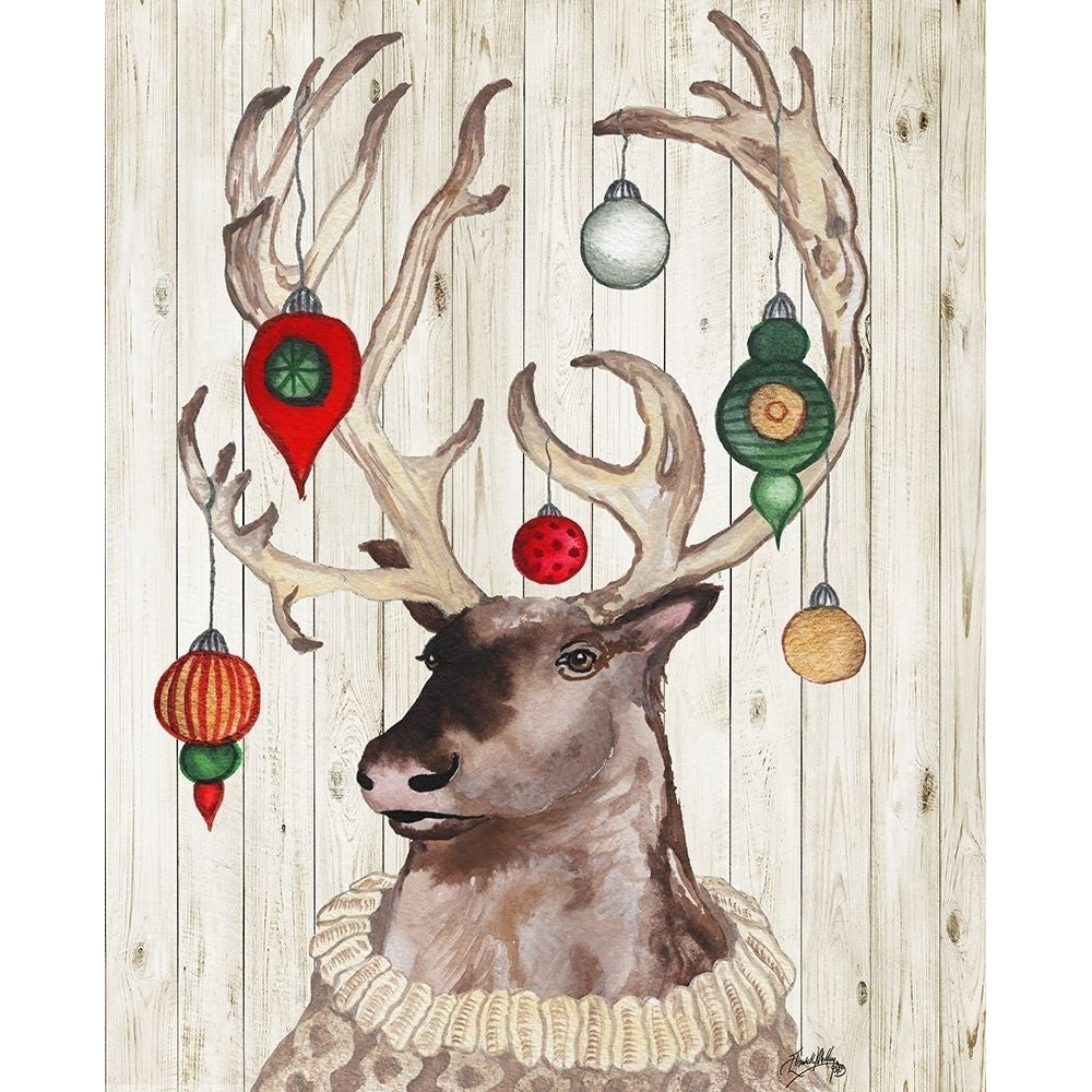 Christmas Reindeer I Poster Print by Elizabeth Medley-VARPDX14270 Image 1