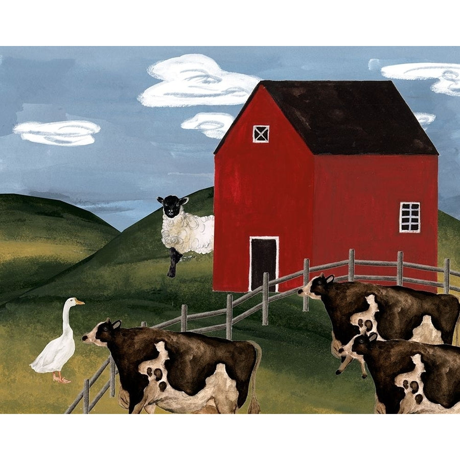 Red Cottage II Poster Print - Melissa Wang-VARPDX142703GG Image 1