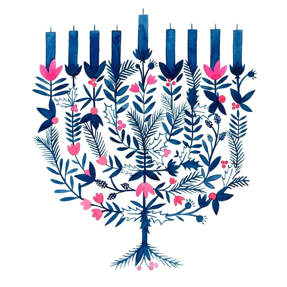 Boho Hanukkah I Poster Print - Grace Popp-VARPDX143077D Image 1