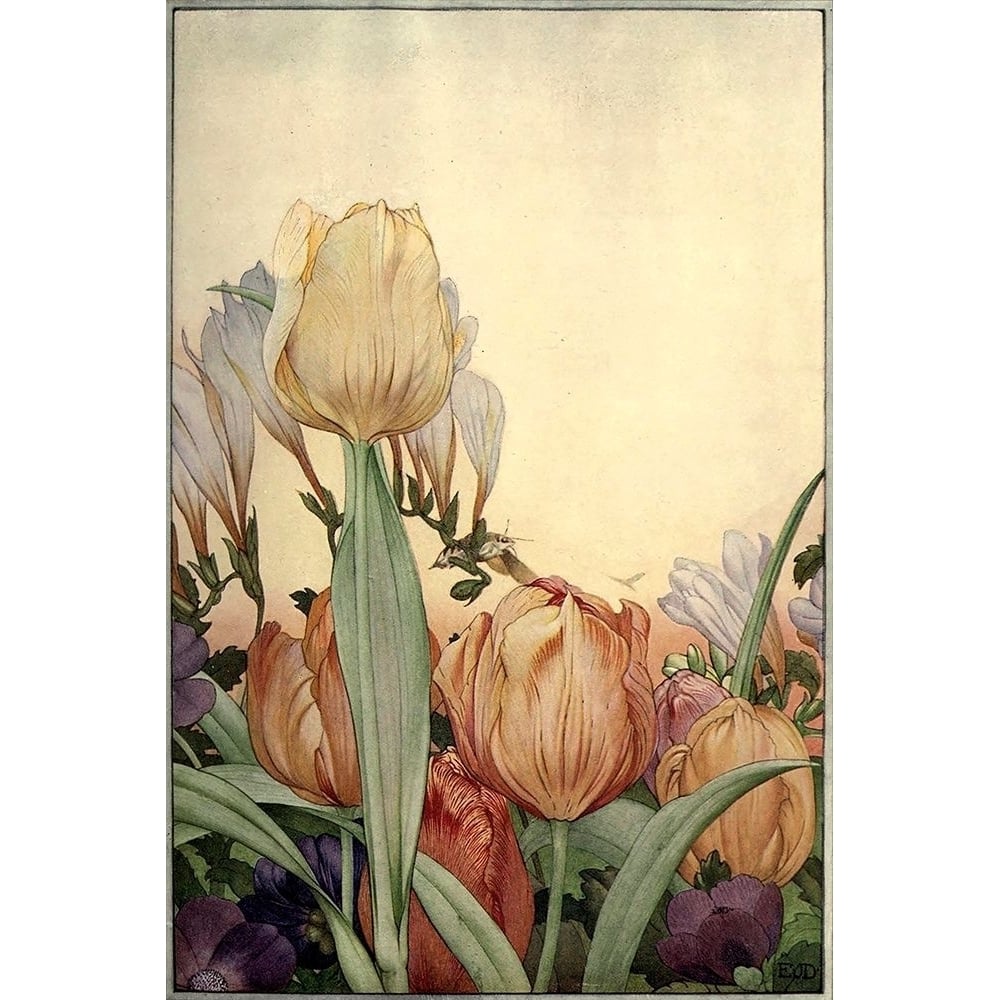 Garden Fantasy I Poster Print - Unknown-VARPDX143466Z Image 1