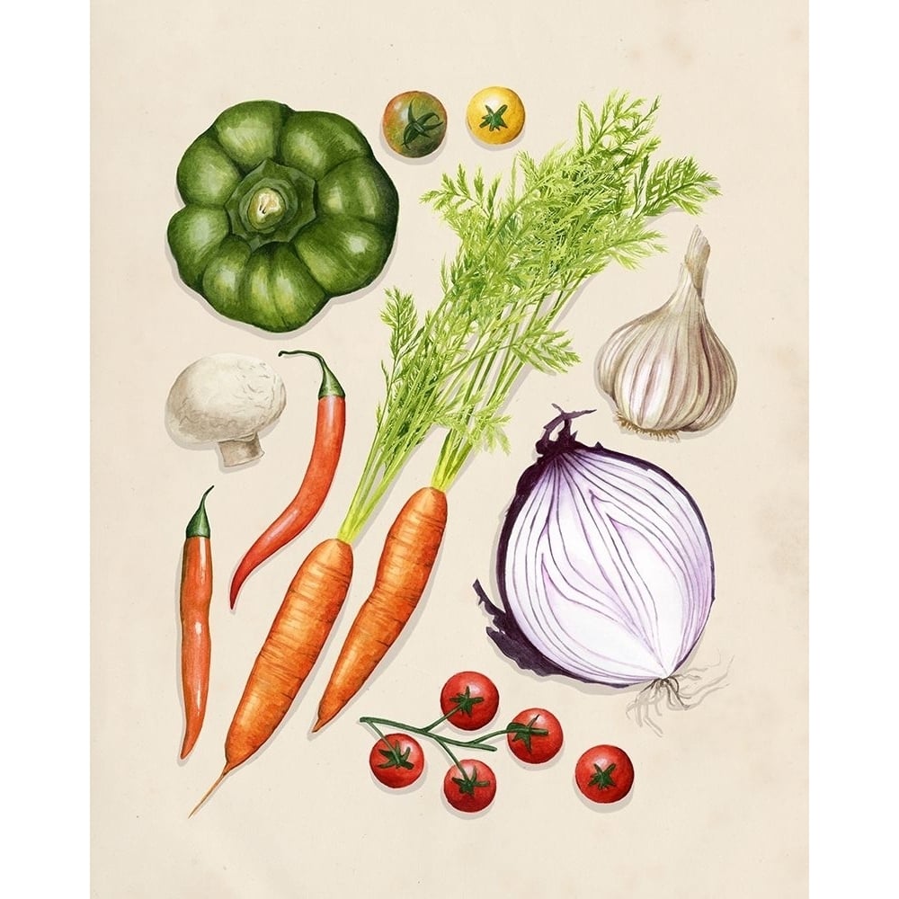 Vegetable Garden II Poster Print - Grace Popp-VARPDX143757Z Image 1