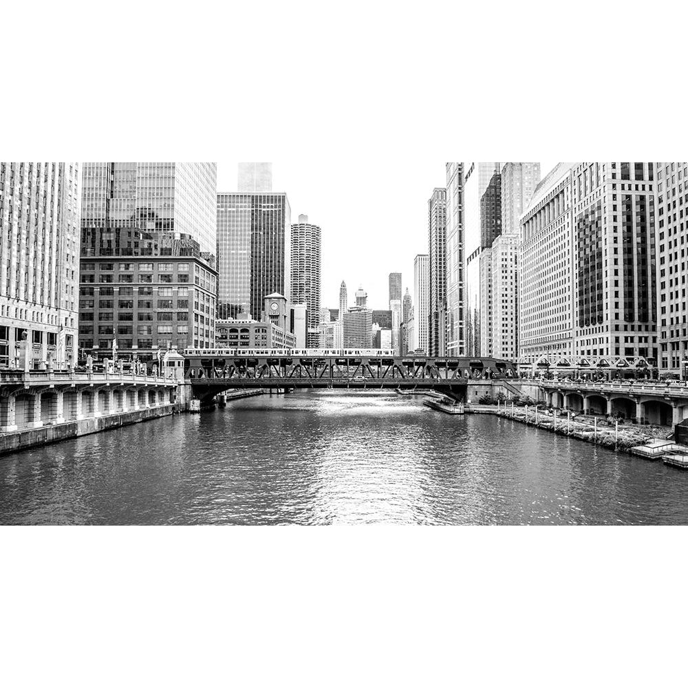 BW Chicago River View by Bill Carson Photography-VARPDX14394J Image 1