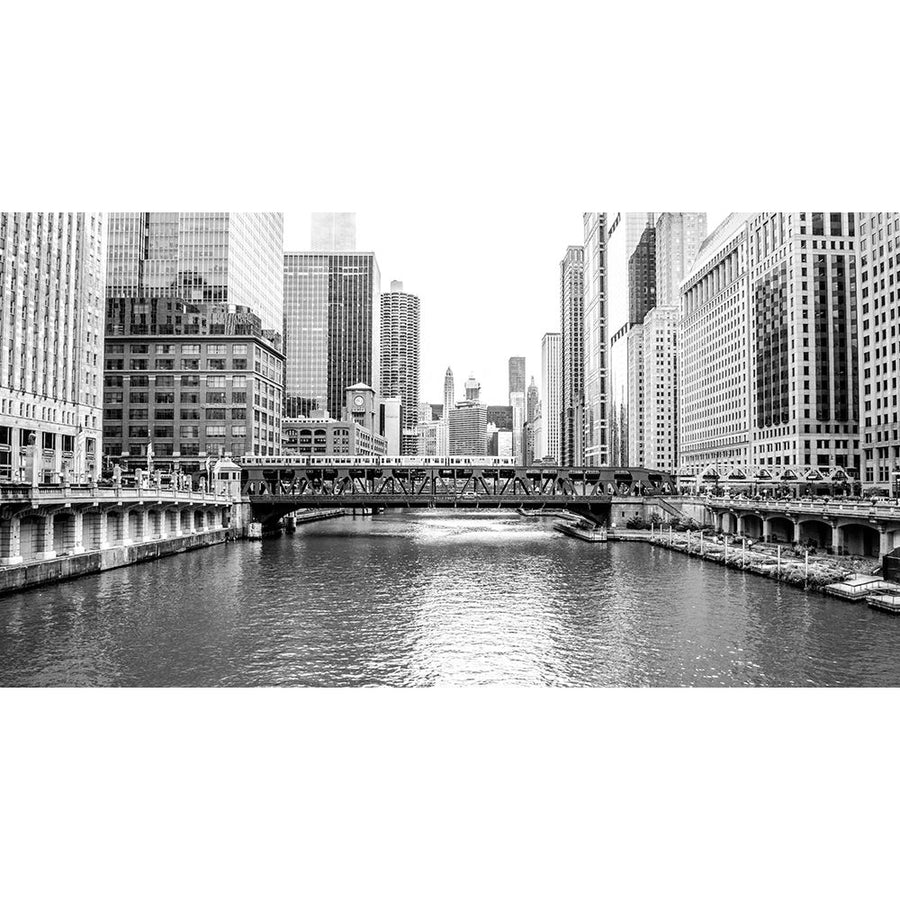 BW Chicago River View by Bill Carson Photography-VARPDX14394J Image 1