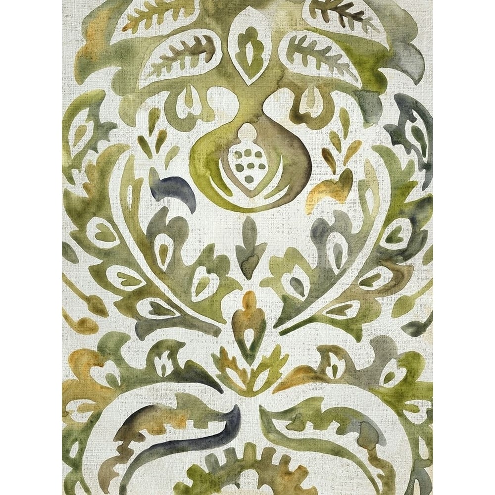 Verdant Damask I Poster Print - Chariklia Zarris-VARPDX144051Z Image 1