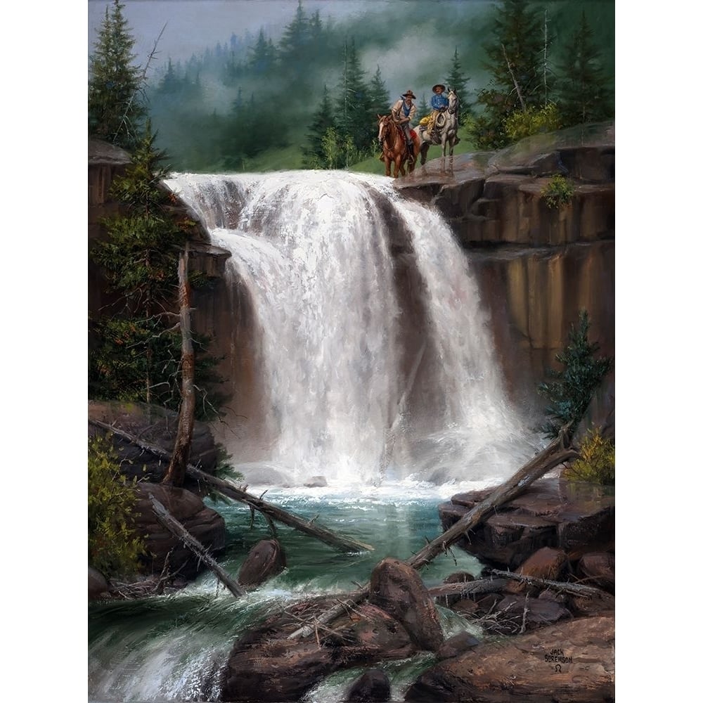 Above the Falls Poster Print - Jack Sorenson-VARPDX144176Z Image 1