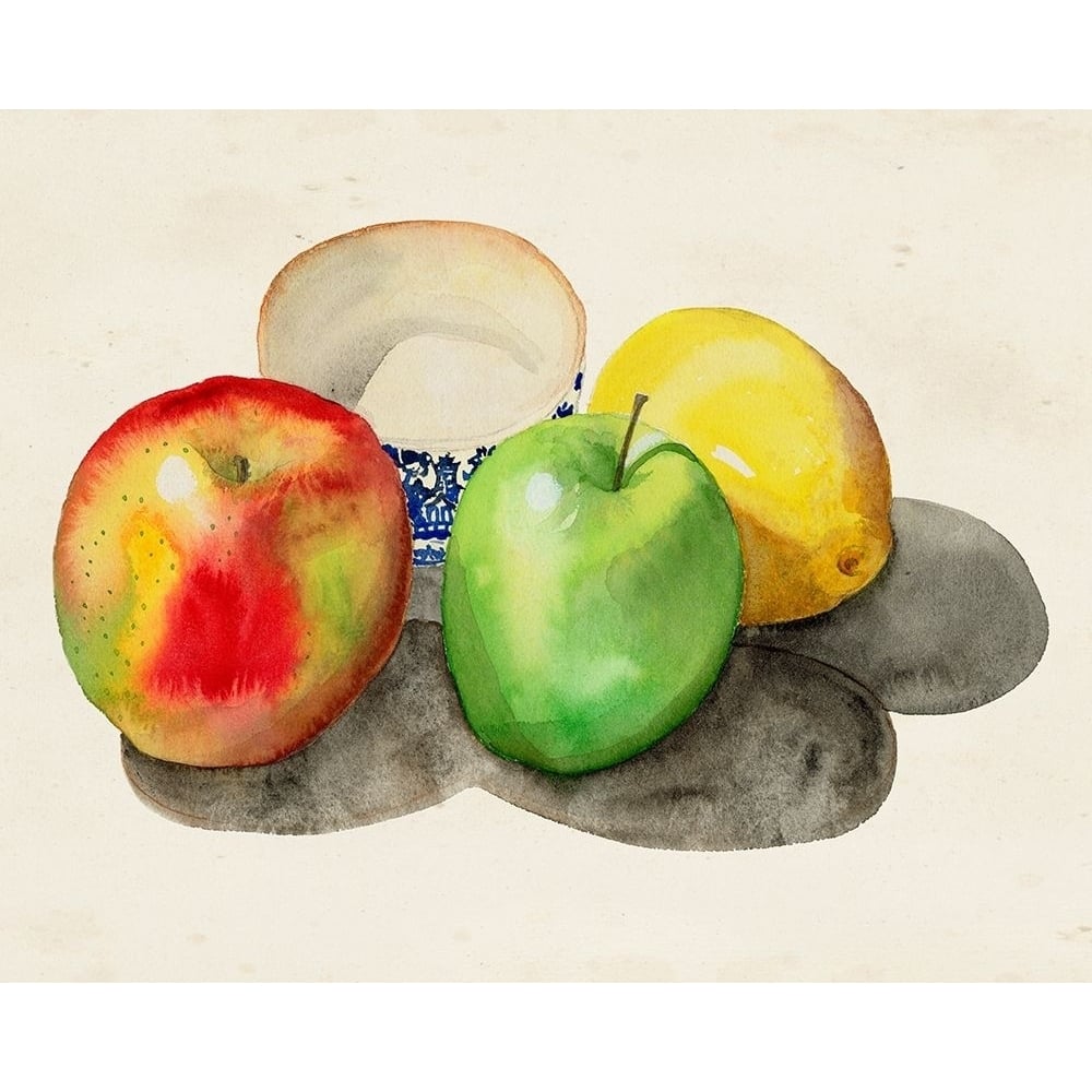 Still Life with Apples and Lemon II Poster Print - Alicia Ludwig-VARPDX144325Z Image 1