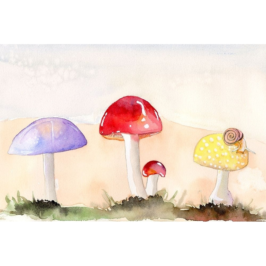 Faerie Mushrooms II Poster Print - Alicia Ludwig-VARPDX144331D Image 1