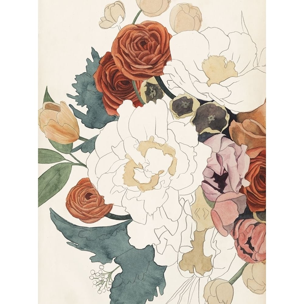 Imperfect Bouquet I Poster Print - Grace Popp-VARPDX144534Z Image 1