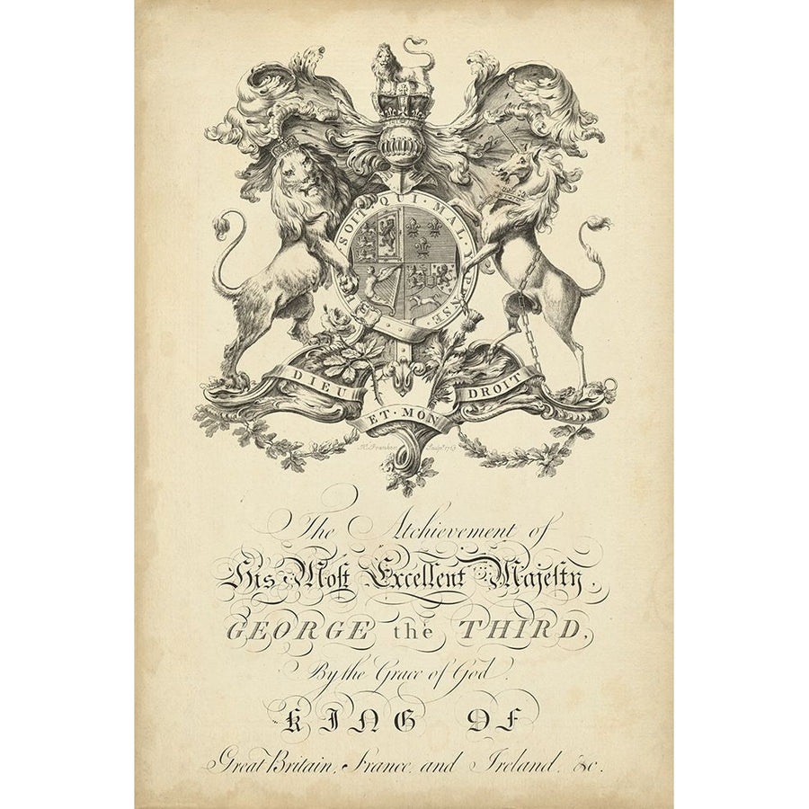 Peerage of England I Poster Print - Studio Vision-VARPDX145035Z Image 1