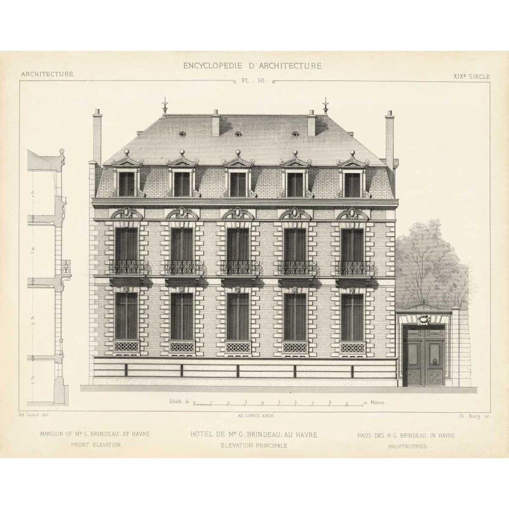 French Facade II Poster Print - Studio Vision-VARPDX145046Z Image 1