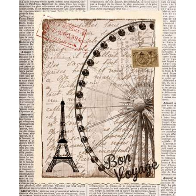 Bon Voyage Poster Print by Katrina Craven-VARPDX14511 Image 1