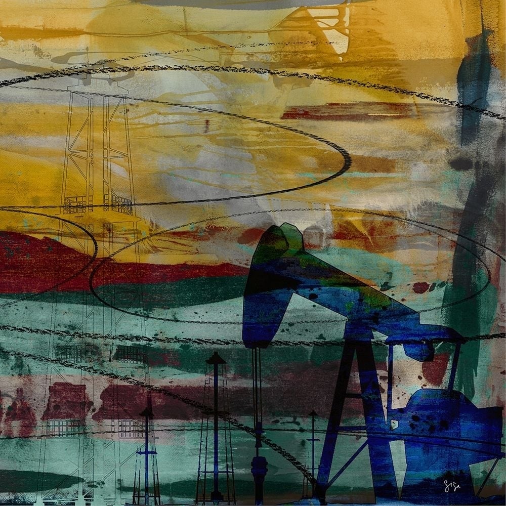 40x40 Oil Rig Abstract-VARPDX145258VM Image 1