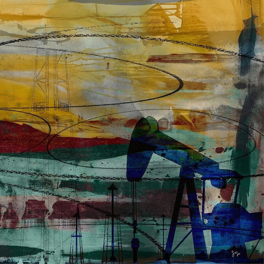 40x40 Oil Rig Abstract-VARPDX145258VM Image 1