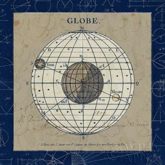 Globe Blue Poster Print by Sue Schlabach-VARPDX14541 Image 1