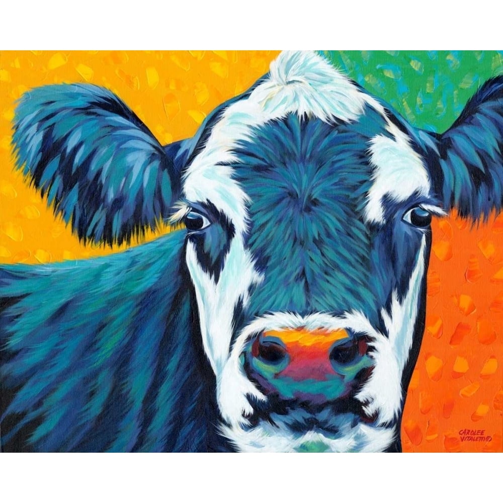 Colorful Country Cows I Poster Print - Carolee Vitaletti-VARPDX145922GG Image 1