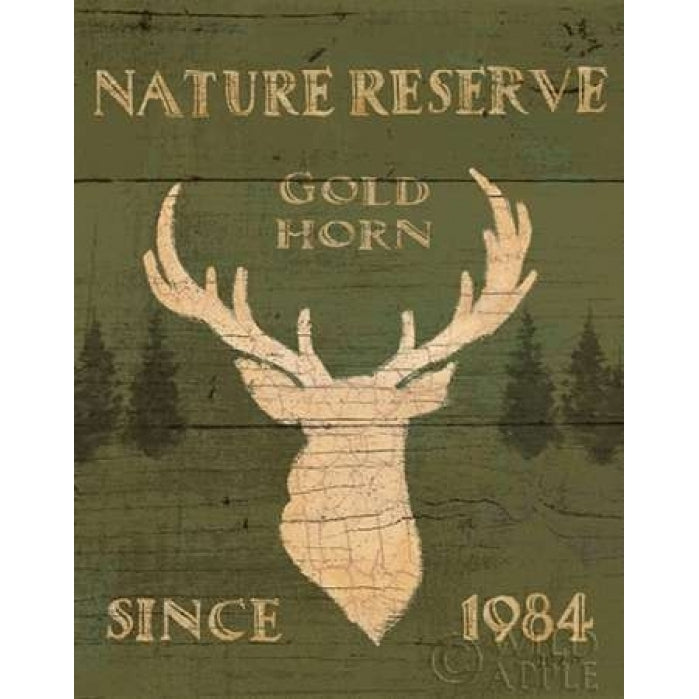 Lodge Signs IX Green Poster Print by James Wiens-VARPDX14609 Image 1