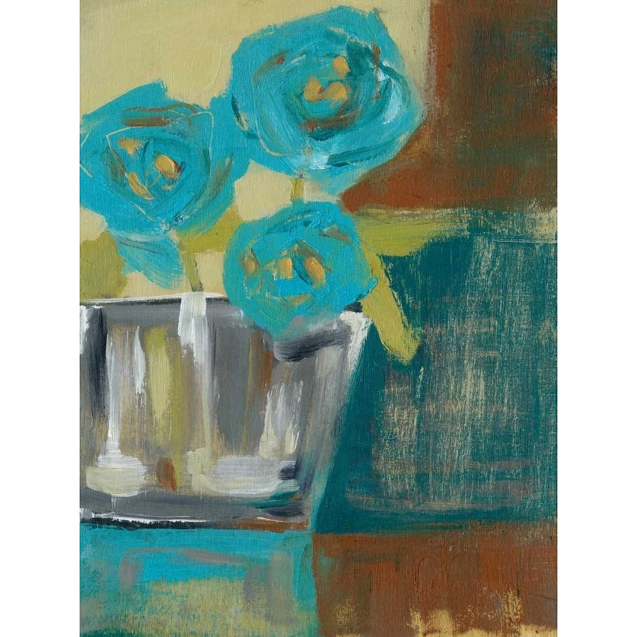 Blue Bud Vase I Poster Print - Jennifer Goldberger-VARPDX146442FN Image 1