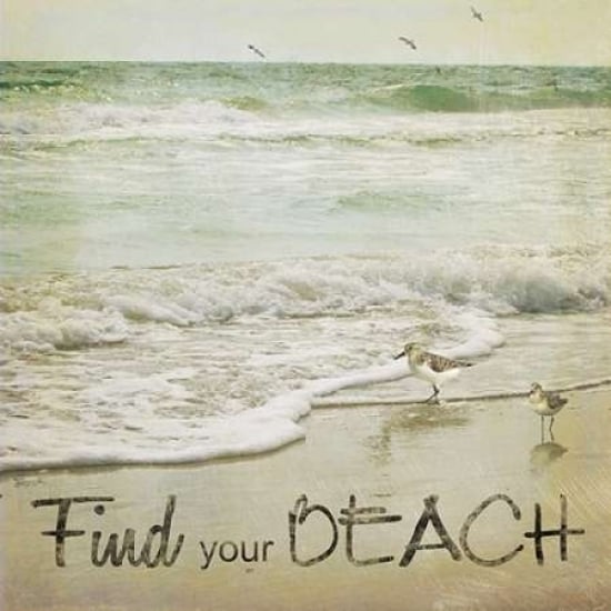 Find Your Beach Poster Print by Katrina Craven-VARPDX14653 Image 1