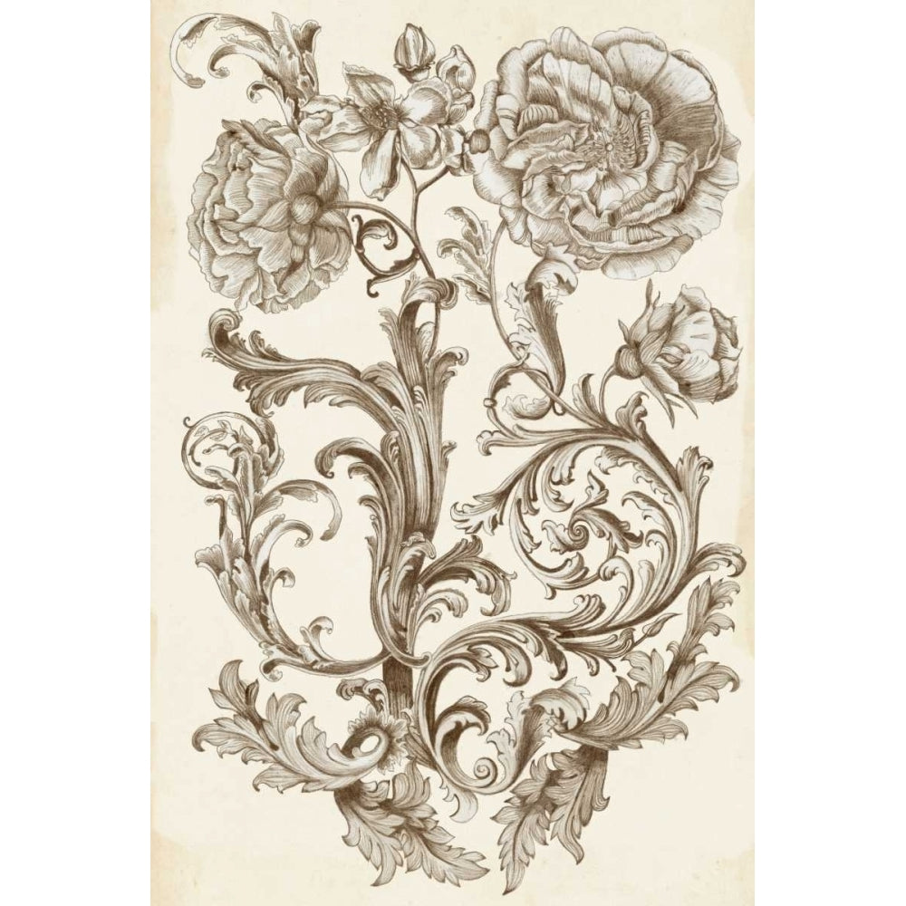 Flora and Filigree I Poster Print - Naomi McCavitt-VARPDX146608Z Image 1