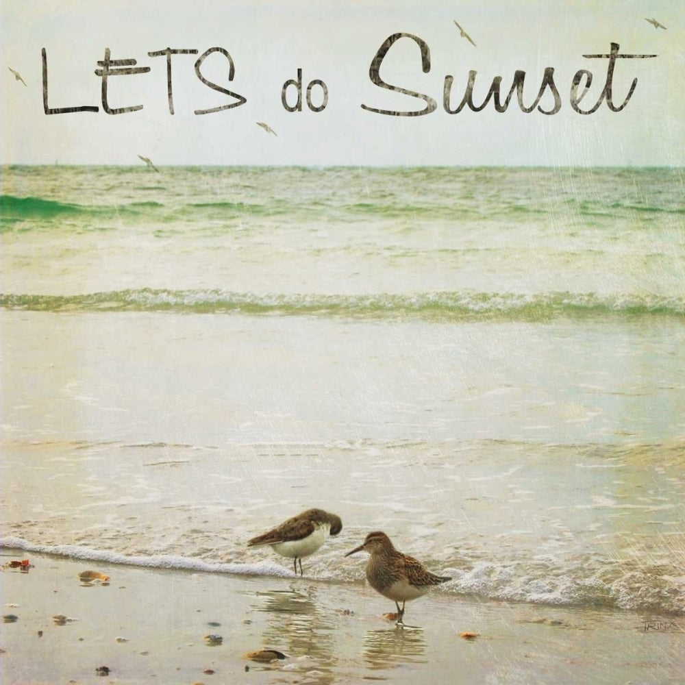 Lets Do Sunset Poster Print by Katrina Craven-VARPDX14654 Image 2