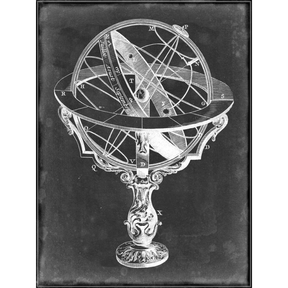 Armillary Sphere on Charcoal II Poster Print - Studio-VARPDX146671GG Image 1