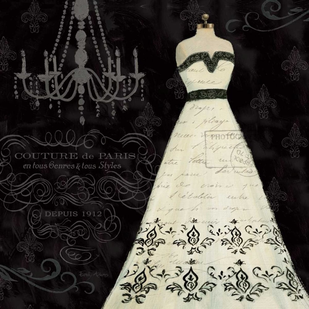 French Couture II Poster Print by Emily Adams-VARPDX14696 Image 2