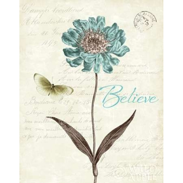 Slated Blue IV Believe Poster Print by Katie Pertiet-VARPDX14725 Image 1