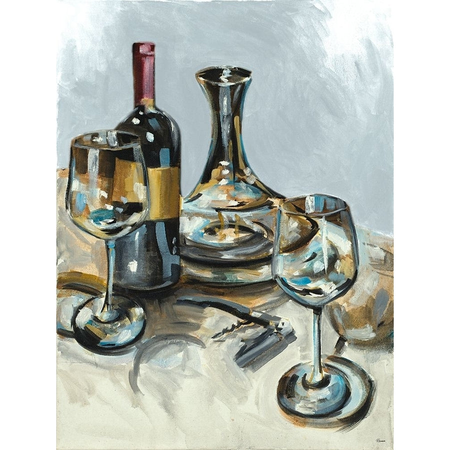 Wine with Dinner II Poster Print by Heather A. French-Roussia-VARPDX14753 Image 1