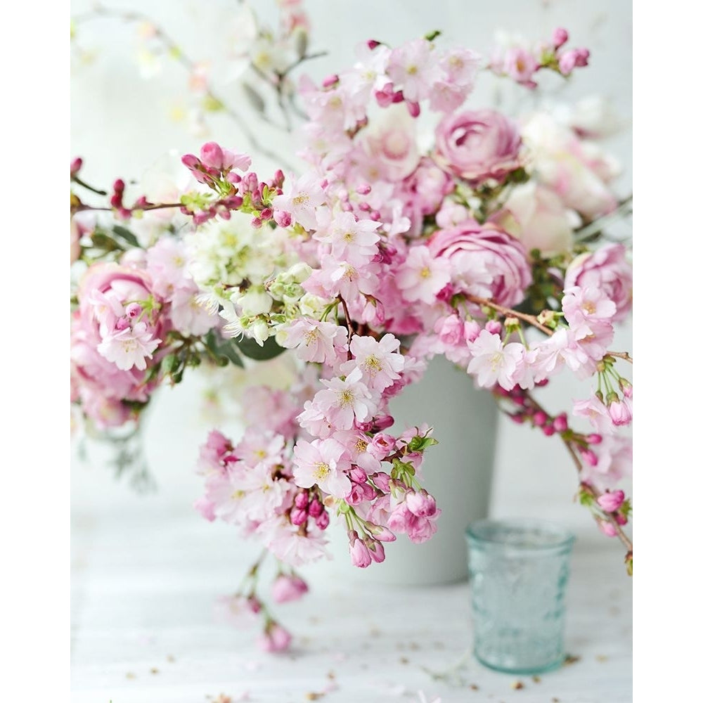 Soft Petals in Vase Poster Print - Sarah Gardner-VARPDX14793K Image 1