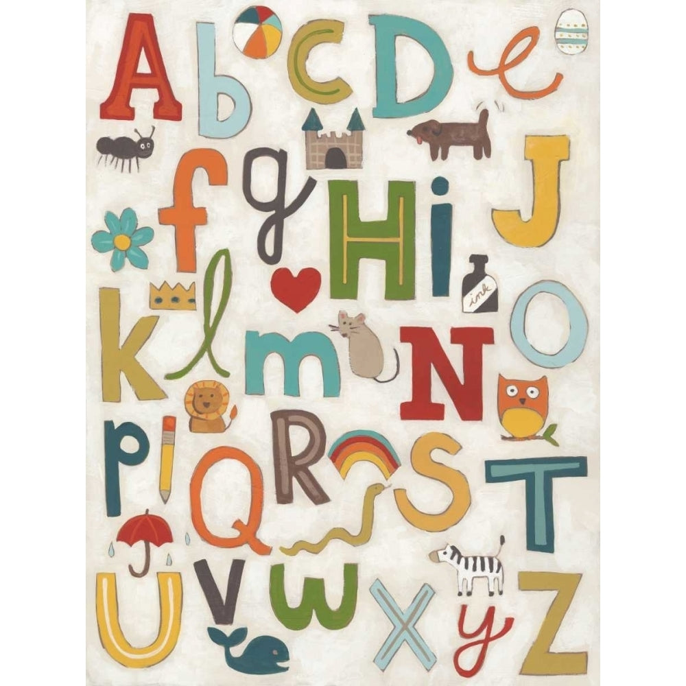 Alphabet Soup Poster Print - June Erica Vess-VARPDX147977GG Image 1