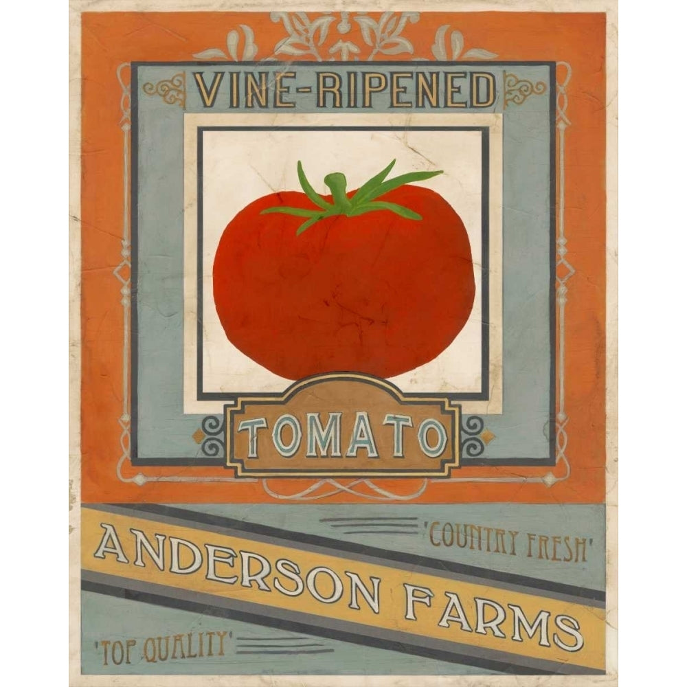 Vintage Produce Sign I Poster Print - June Erica Vess-VARPDX147978GG Image 1