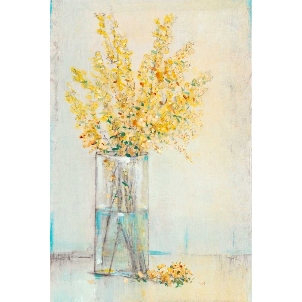 Yellow Spray in Vase II Poster Print - Tim OToole-VARPDX147987GG Image 1