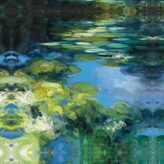 Water Lilies III Poster Print by Julia Purinton-VARPDX14832 Image 1