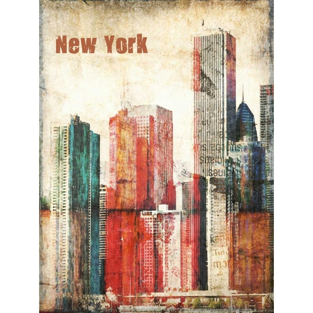 York Grunge III Poster Print - Irena Orlov-VARPDX148769D Image 1