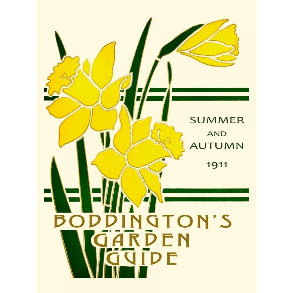 Boddingtons Garden Guide I Poster Print - Studio Vision-VARPDX148855D Image 1